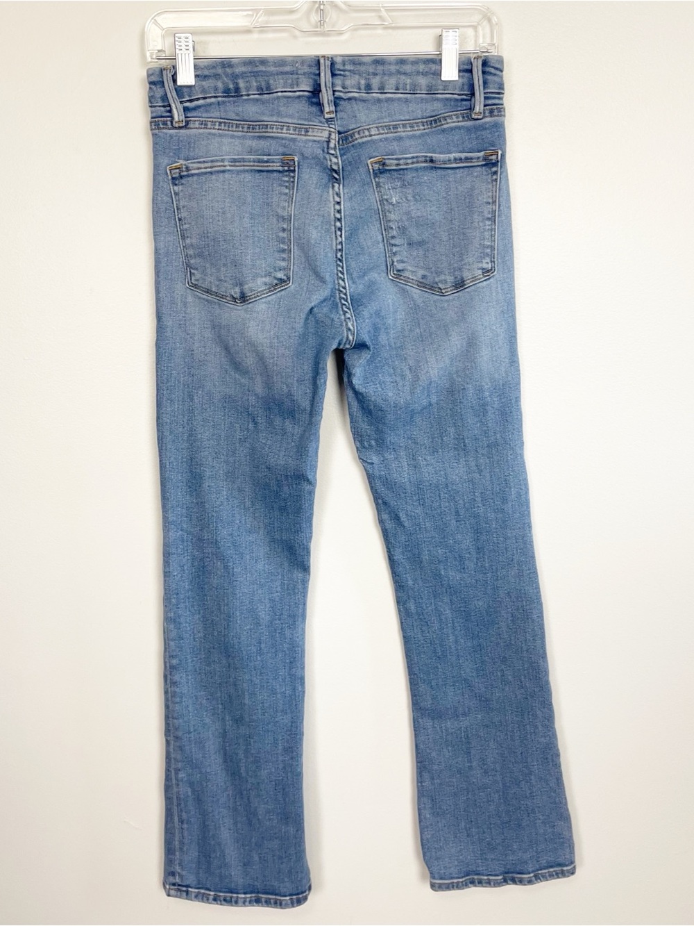 FRAME Le Crop Mini Boot Jeans – Light Wash – Size 27 - Picture 4 of 9
